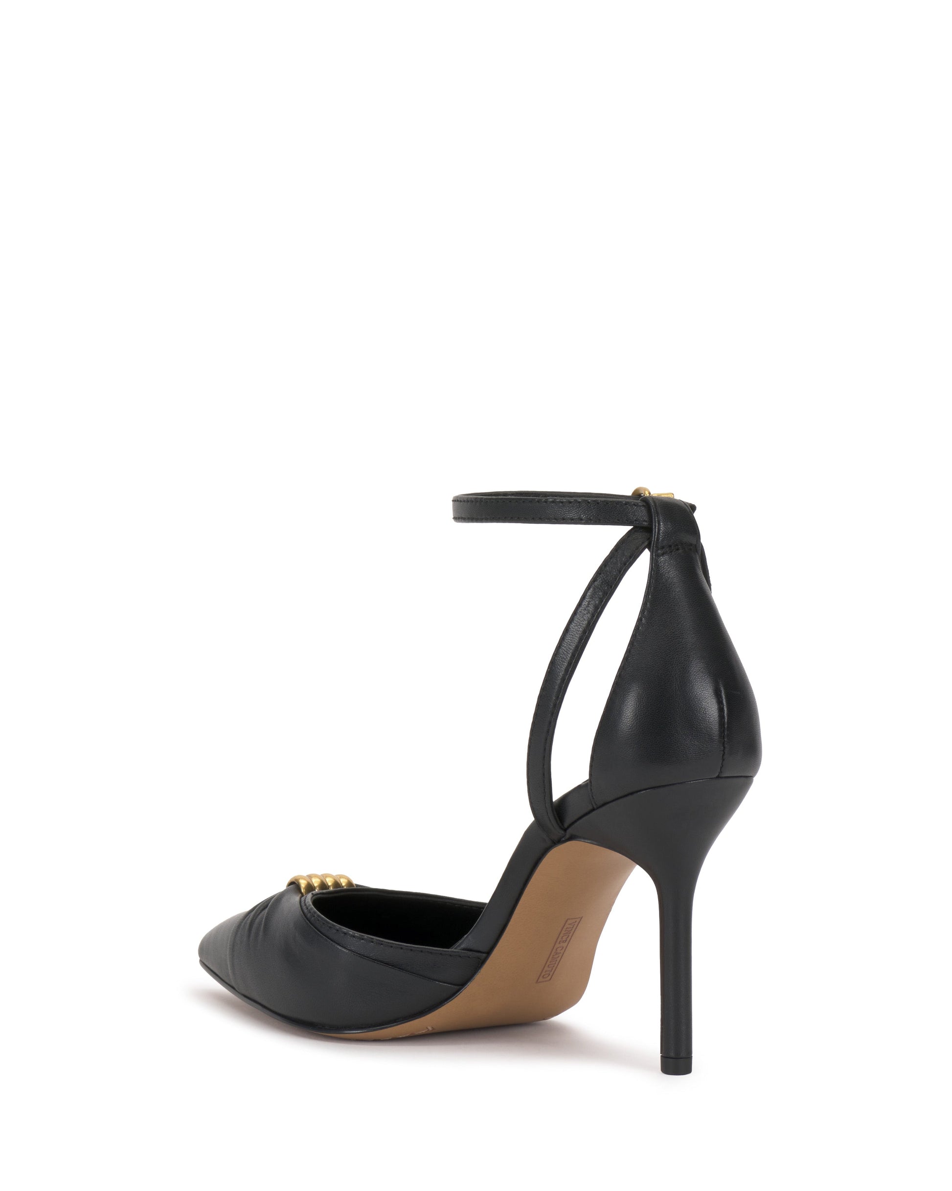 Vince Camuto Mallie Pump Black Leather