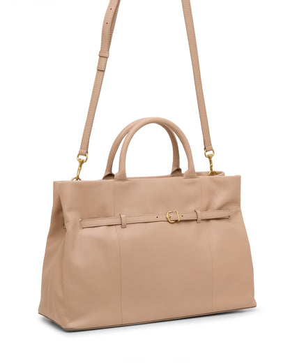 Vince Camuto Rilah Satchel Bag Milk Tea