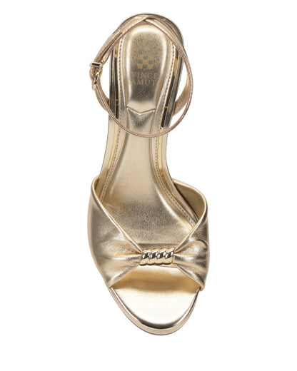 Vince Camuto Neala Sandal Egyptian Gold Metallic Leather