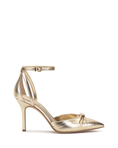 Vince Camuto Mallie Pump Egyptian Gold Metallic Leather