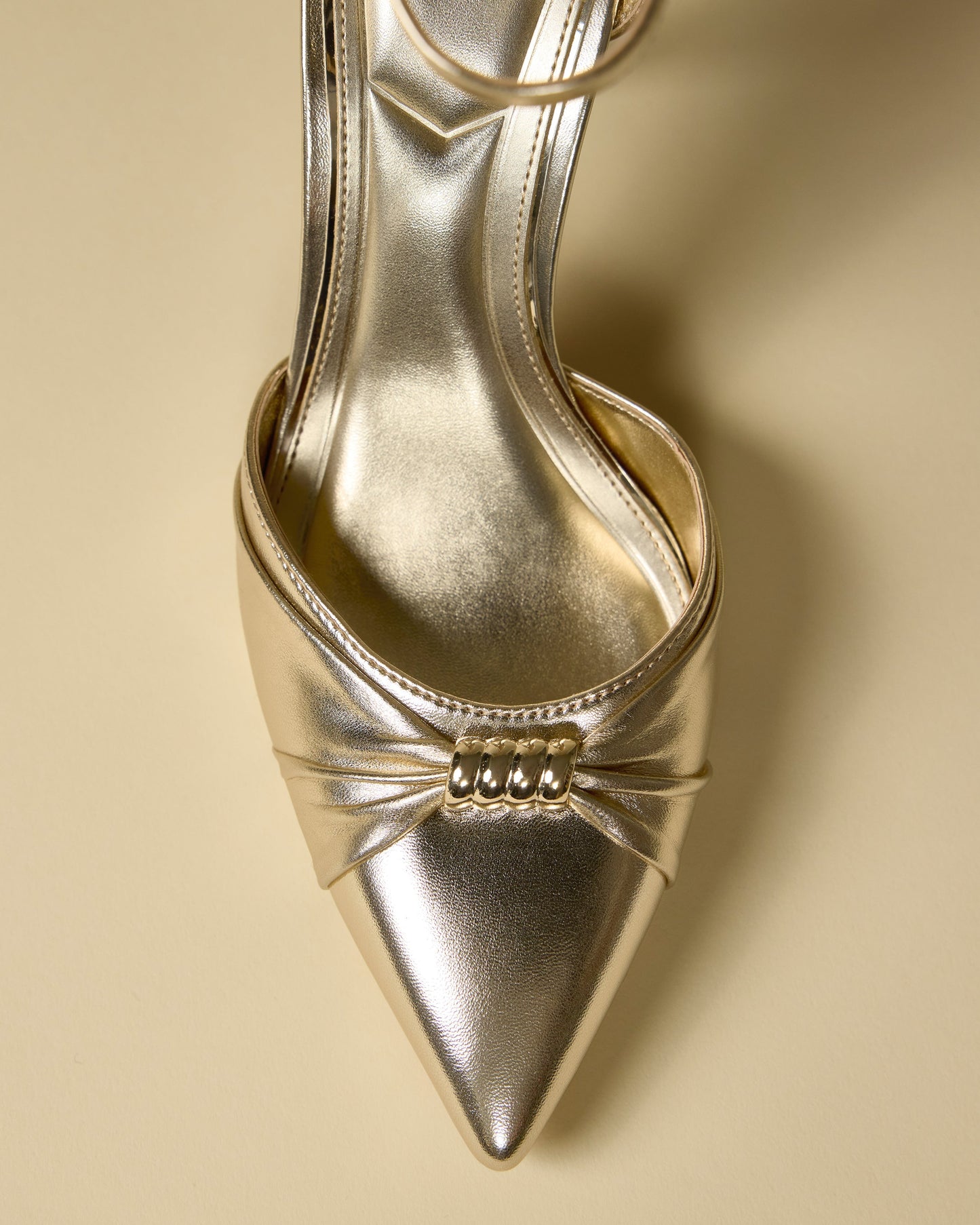 Vince Camuto Mallie Pump Egyptian Gold Metallic Leather