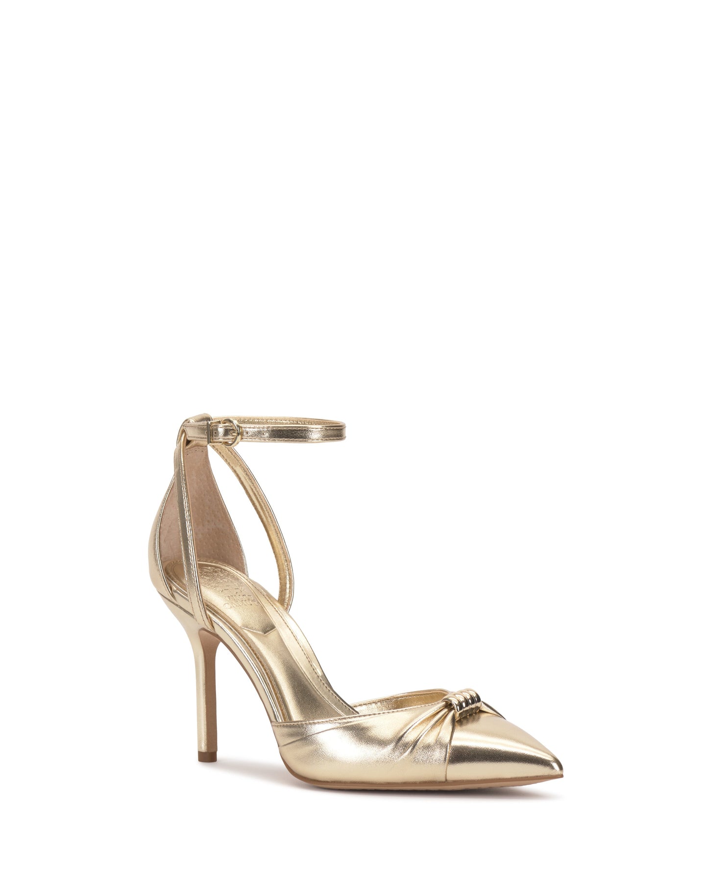 Vince Camuto Mallie Pump Egyptian Gold Metallic Leather