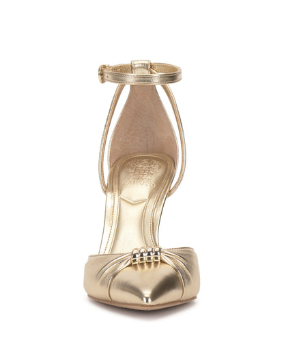 Vince Camuto Mallie Pump Egyptian Gold Metallic Leather