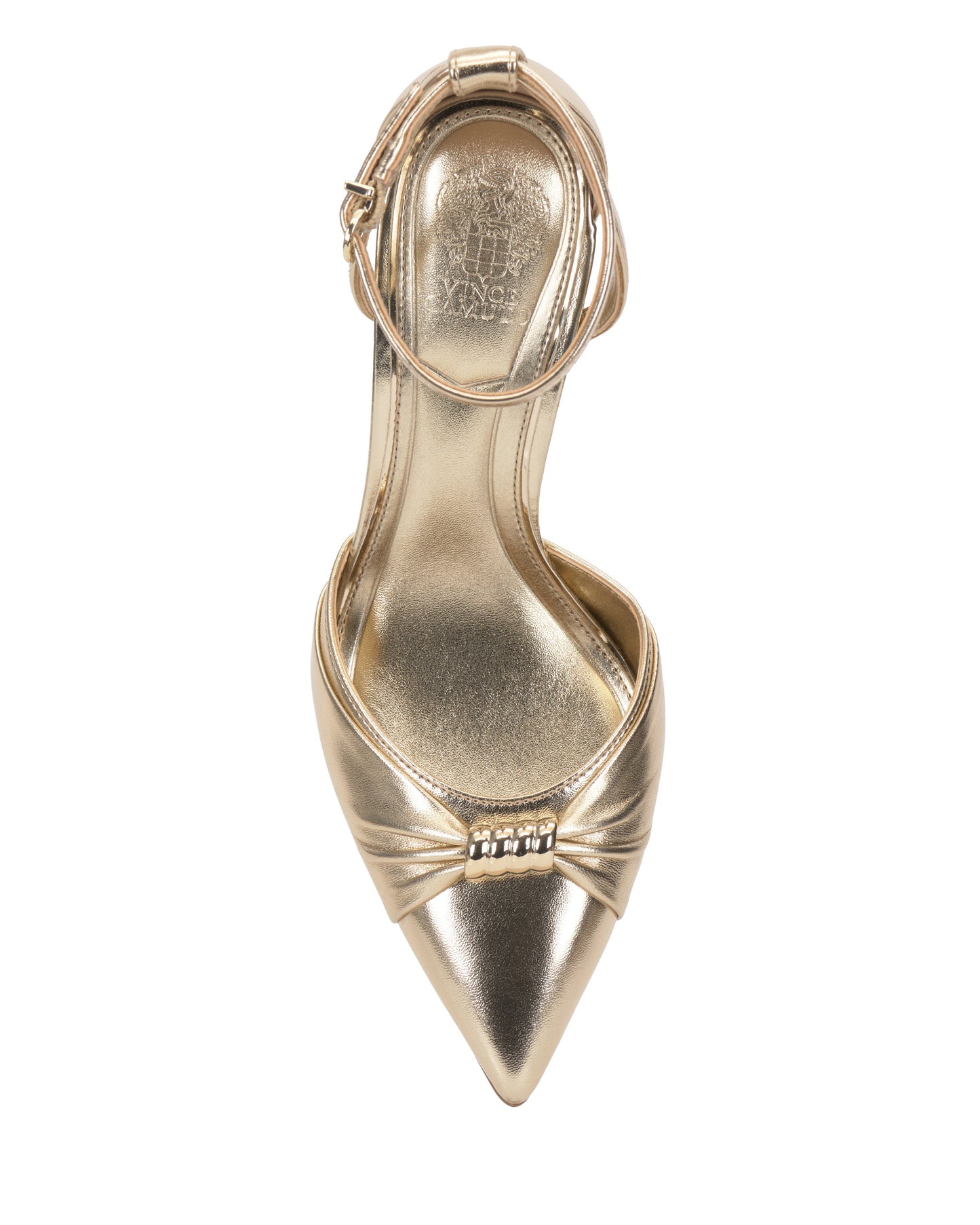 Vince Camuto Mallie Pump Egyptian Gold Metallic Leather