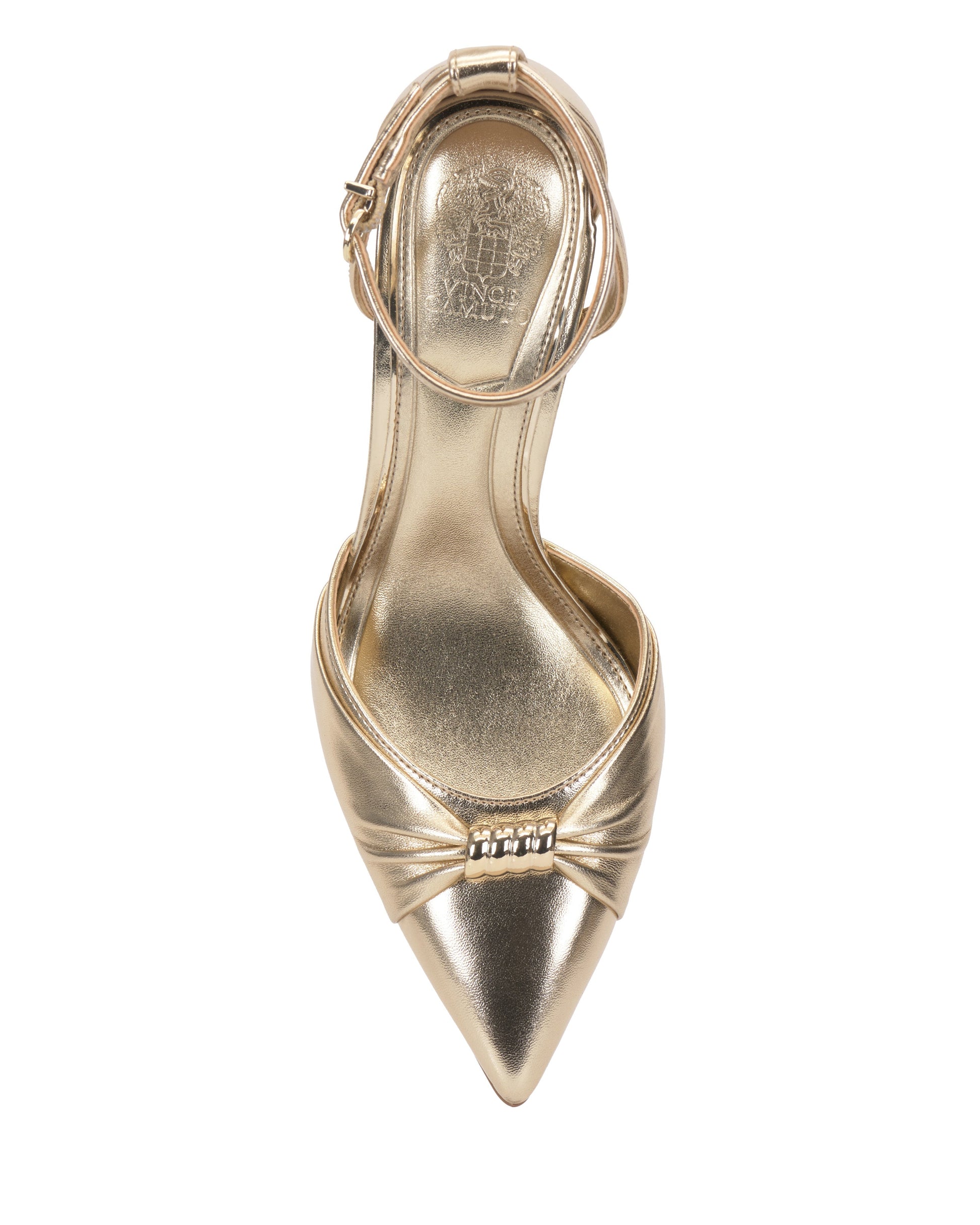 Vince Camuto Mallie Pump Egyptian Gold Metallic Leather