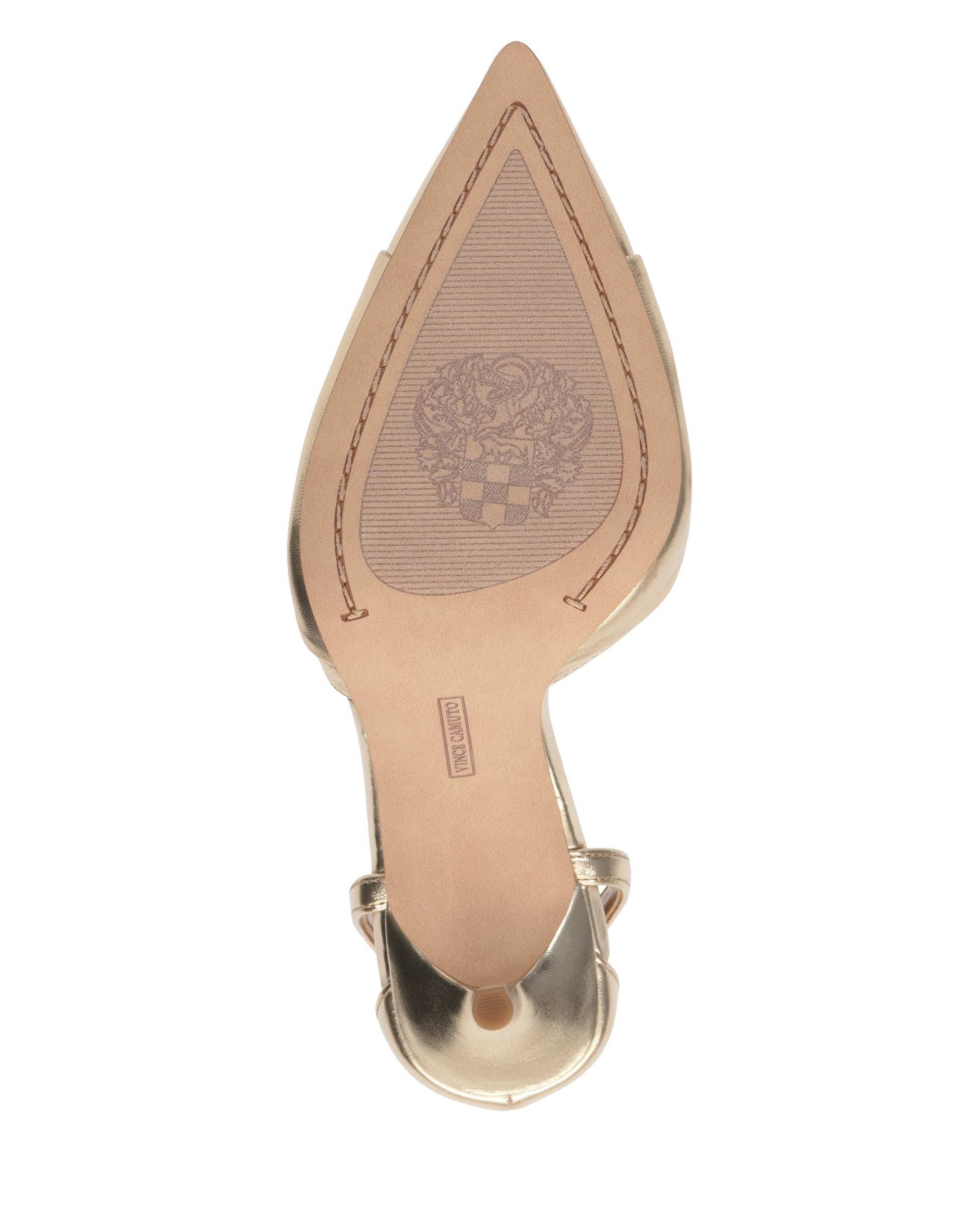 Vince Camuto Mallie Pump Egyptian Gold Metallic Leather