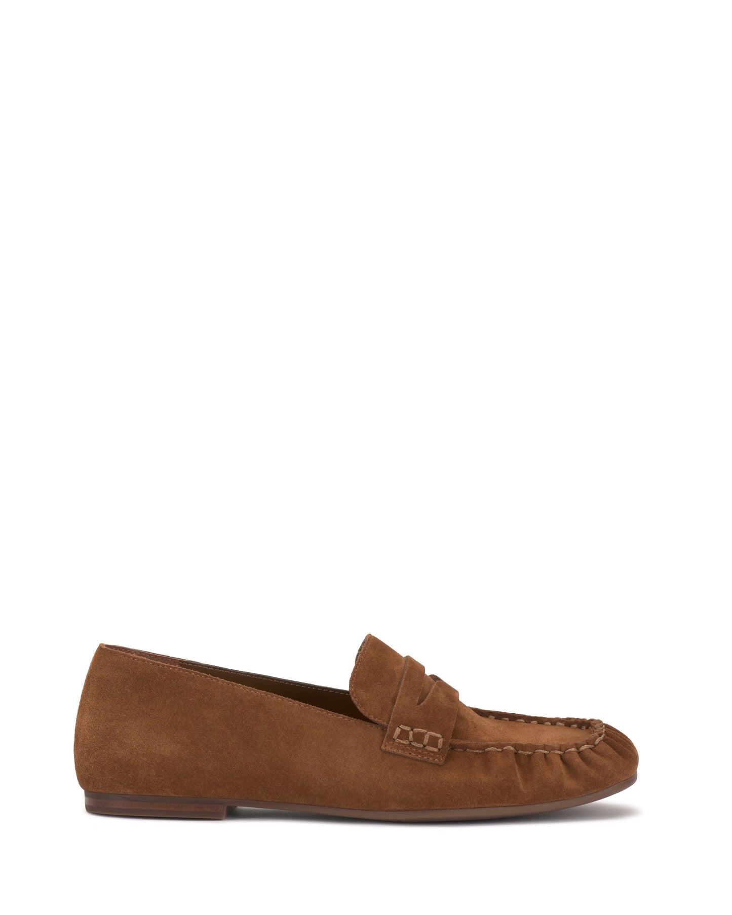 Vince Camuto Paelyn Penny Loafer Burnt Sugar Suede