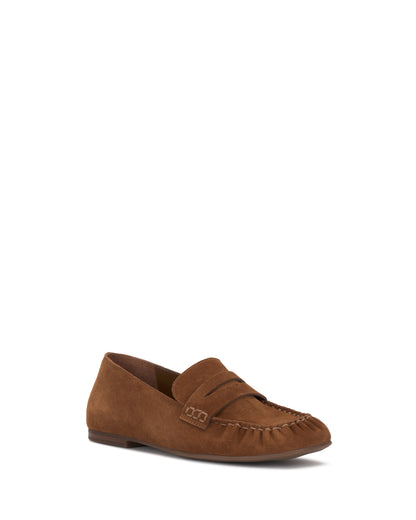 Vince Camuto Paelyn Penny Loafer Burnt Sugar Suede