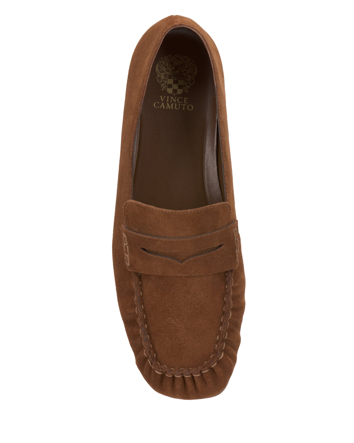 Vince Camuto Paelyn Penny Loafer Burnt Sugar Suede
