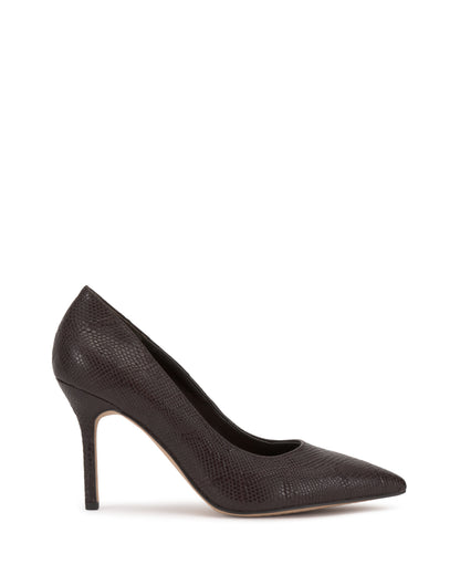 Vince Camuto Maisha Pump Brown Snake Print Leather