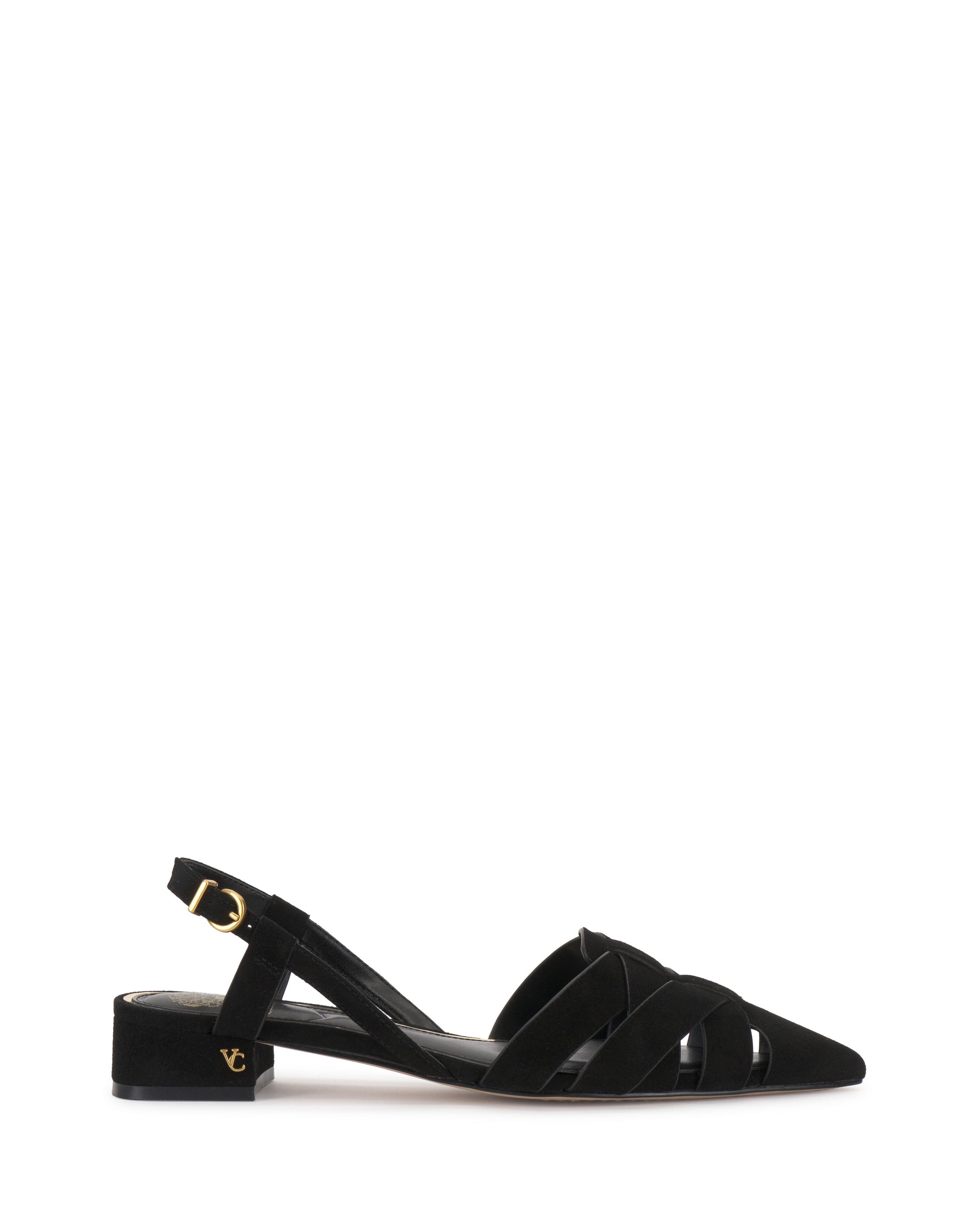 Vince Camuto Vinesha Sandal Black Suede