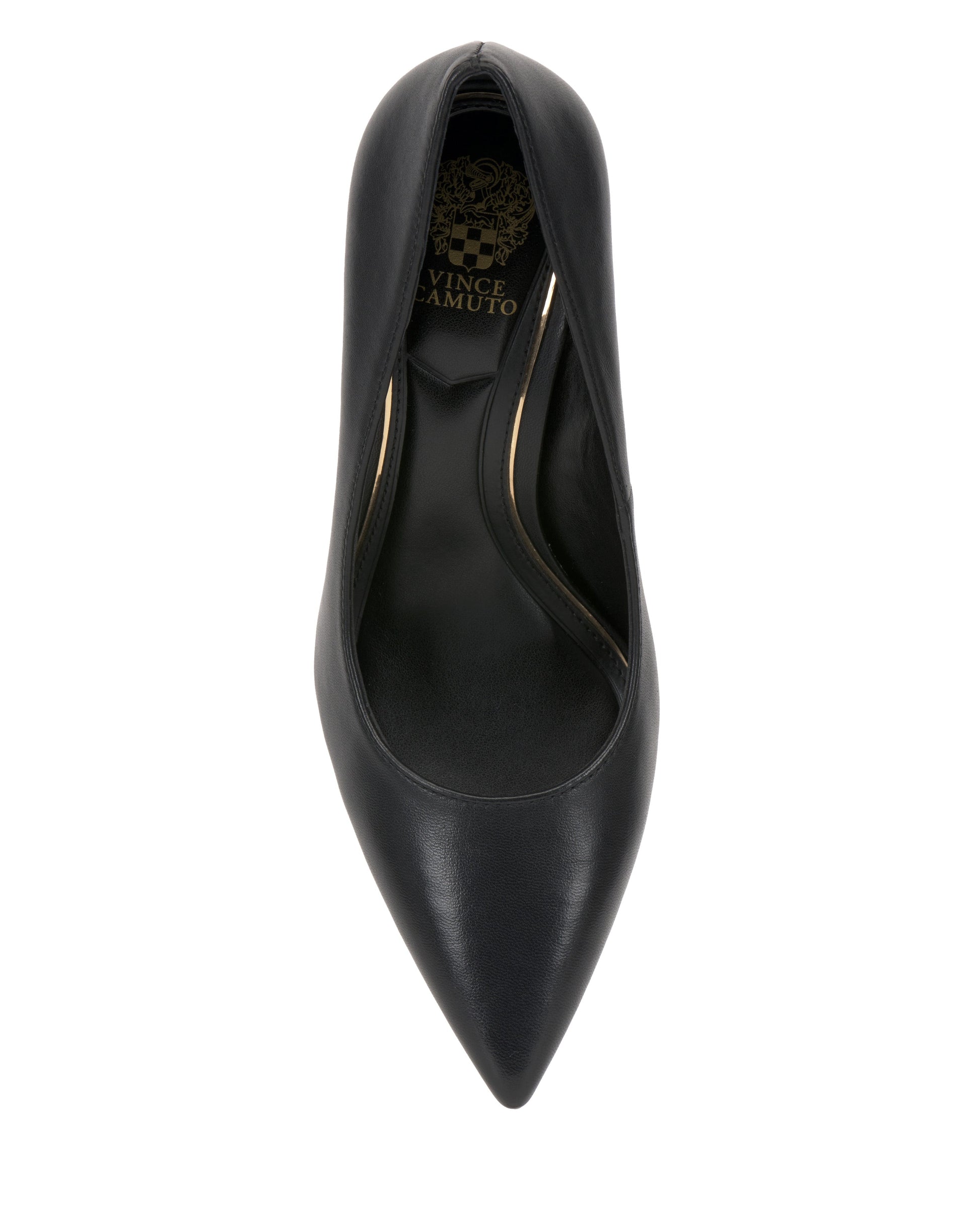 Vince Camuto Maisha Pump Black Leather