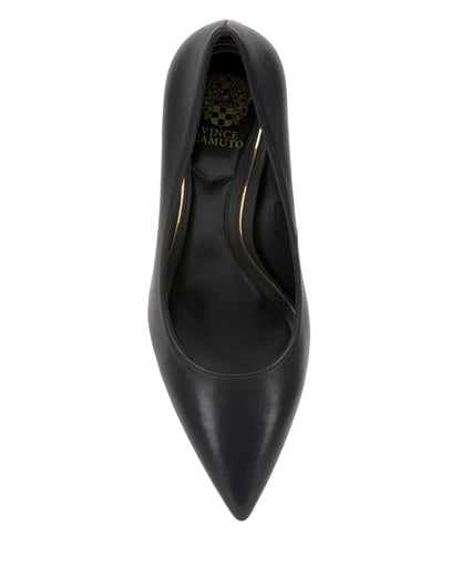 Vince Camuto Maisha Pump Black Leather