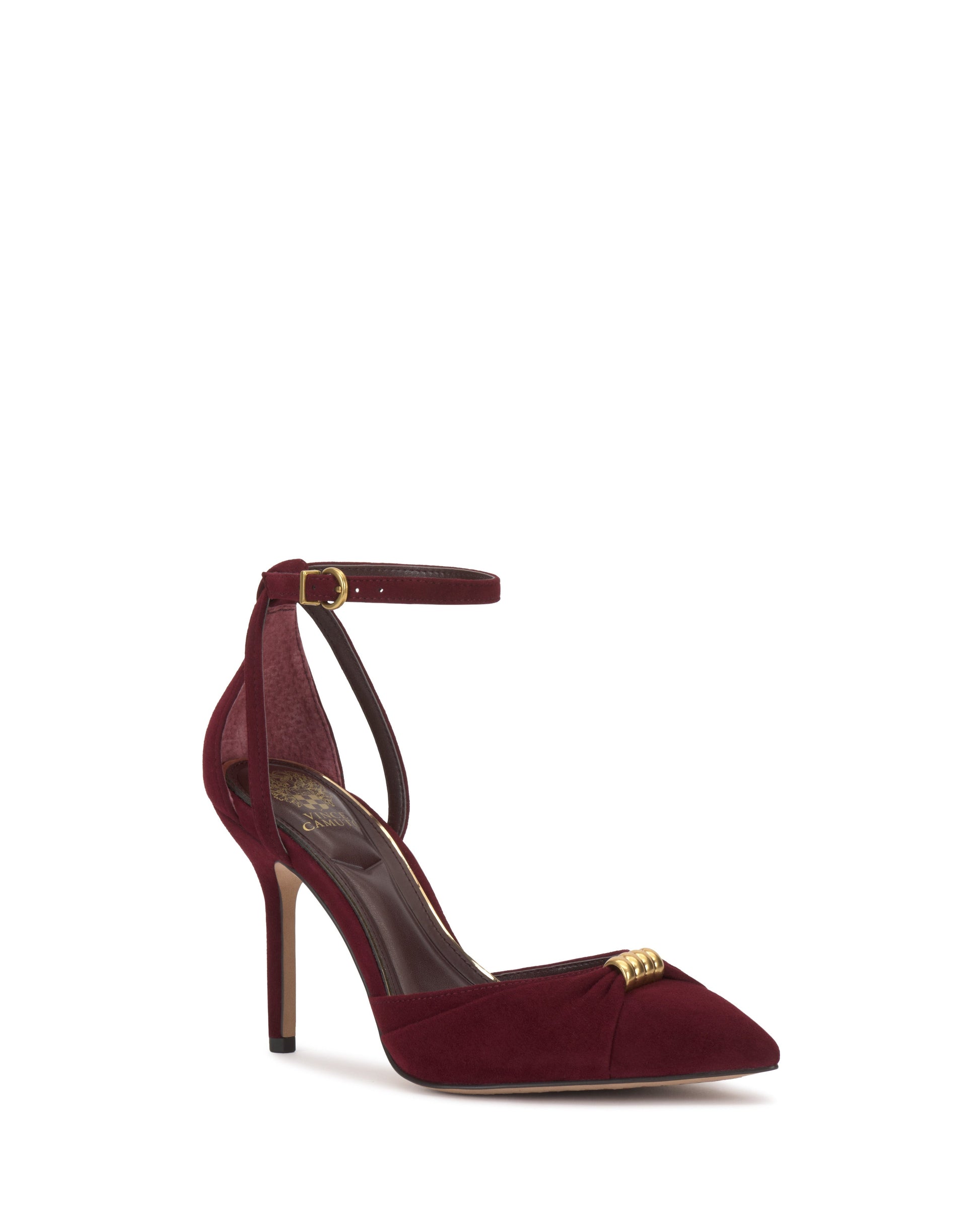 Vince Camuto Mallie Pump Pomegranate Suede