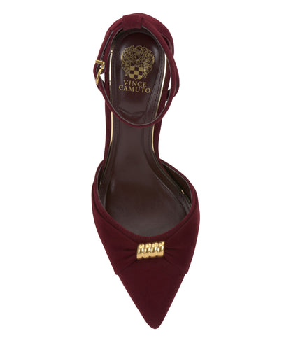 Vince Camuto Mallie Pump Pomegranate Suede