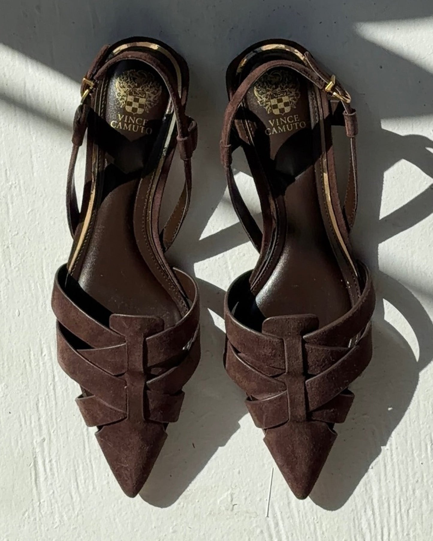 Vince Camuto Vinesha Sandal Brownie Suede