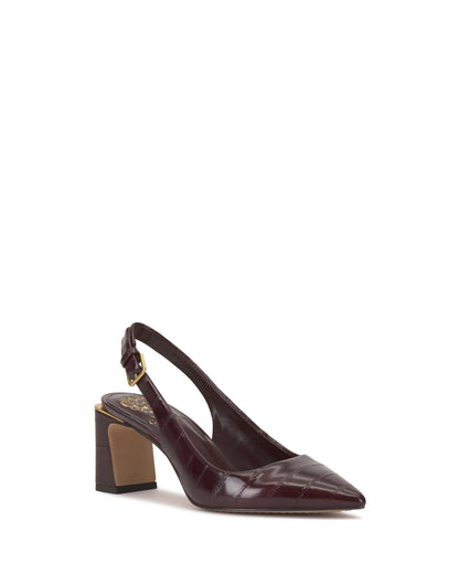 Vince Camuto Hamden Buckle Slingback Pomegranate Red