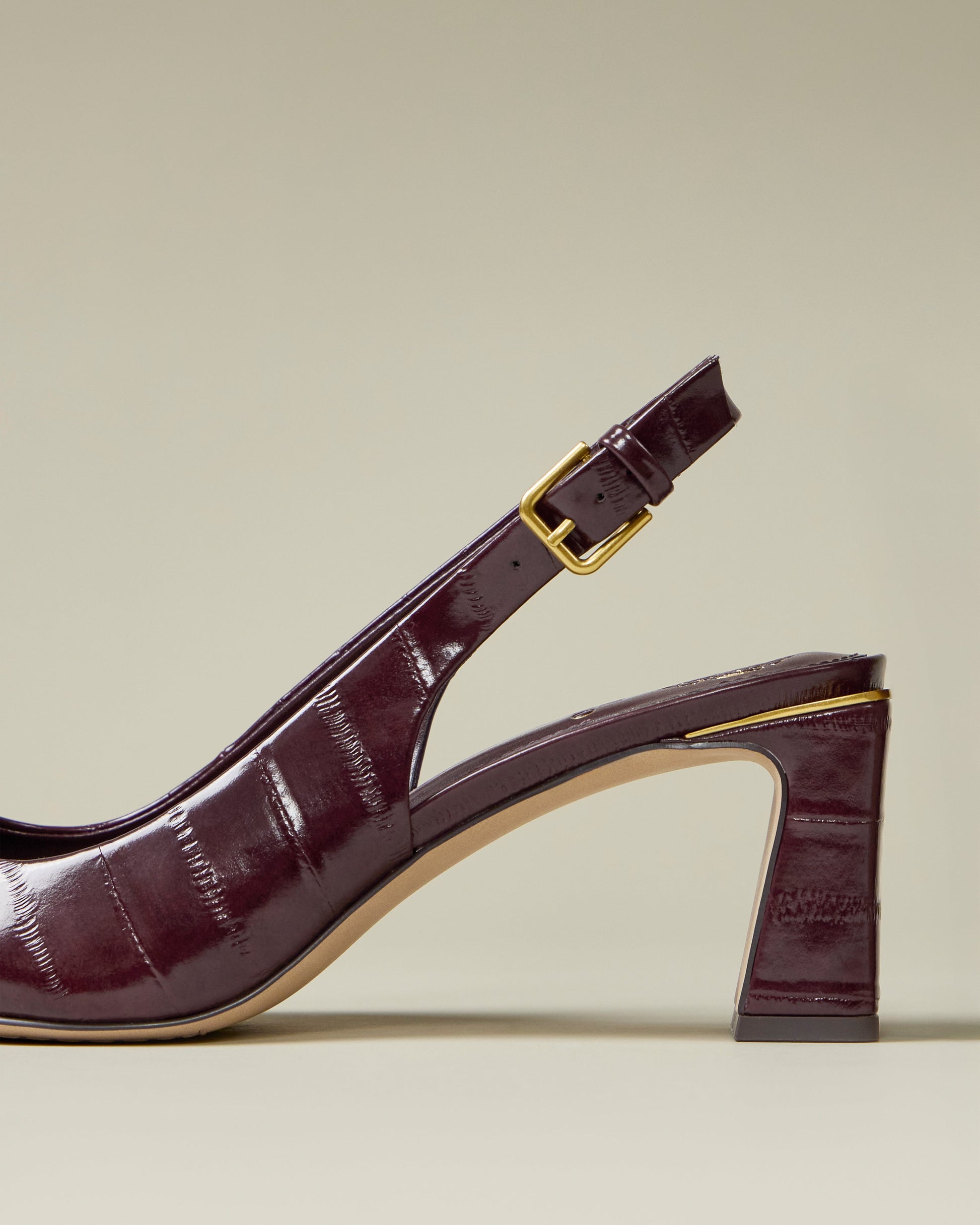 Vince Camuto Hamden Buckle Slingback Pomegranate Red