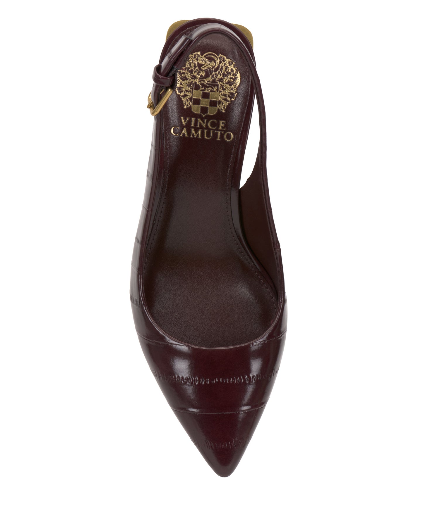 Vince Camuto Hamden Buckle Slingback Pomegranate Red