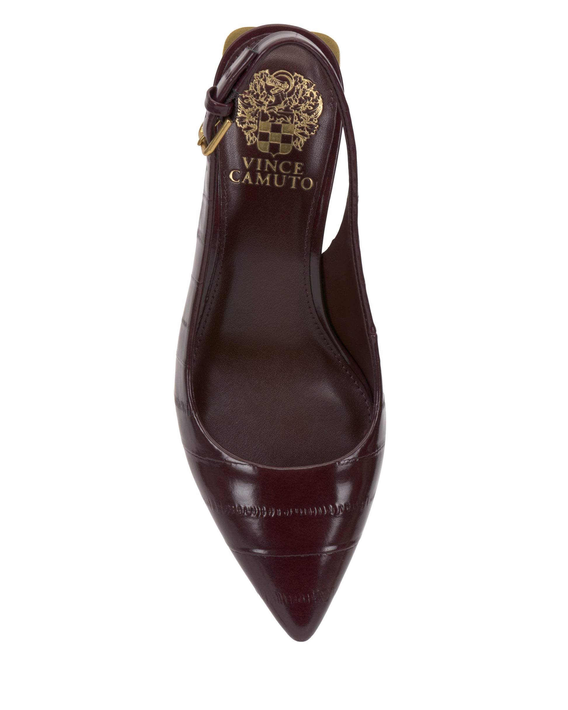 Vince Camuto Hamden Buckle Slingback Pomegranate Red