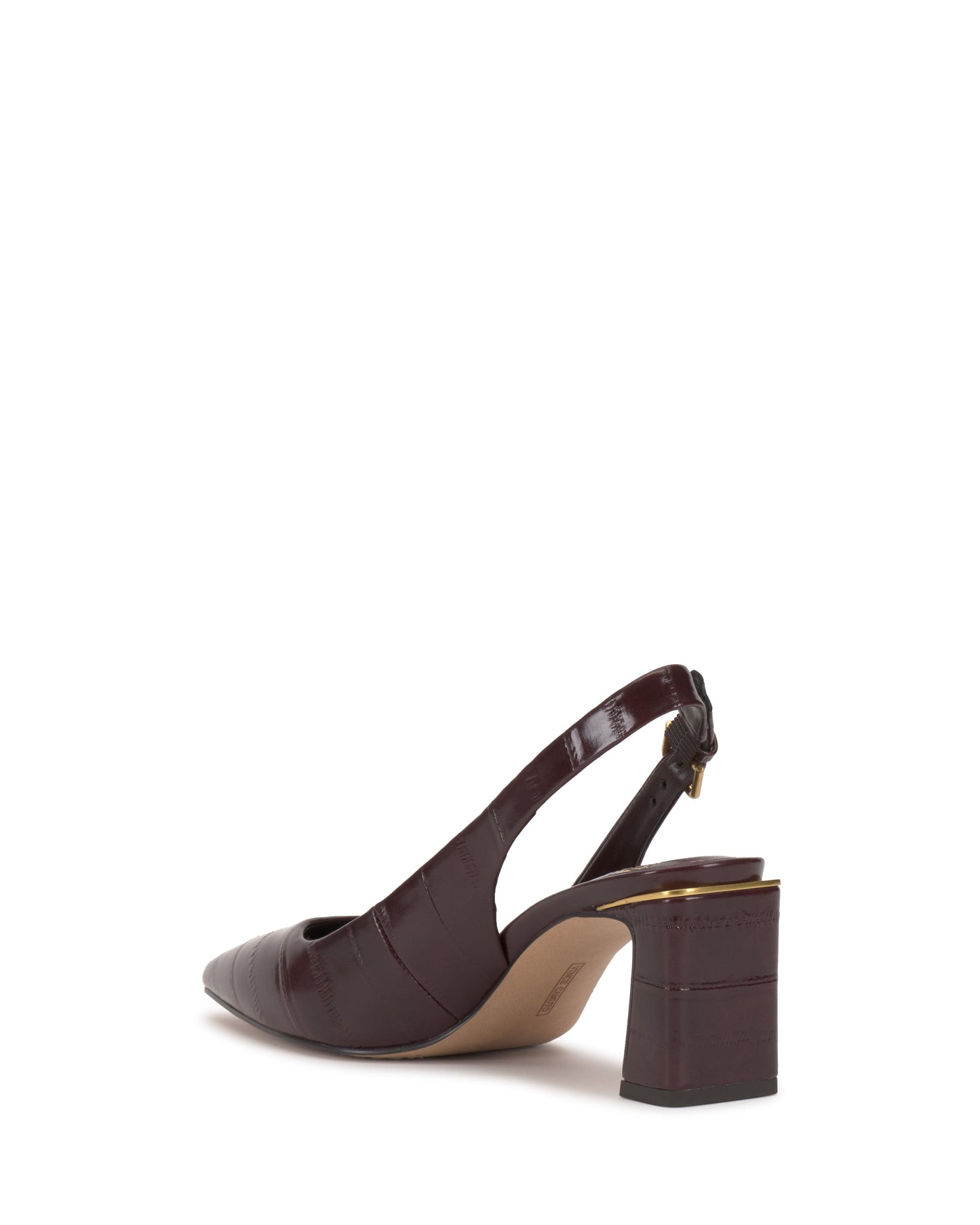Vince Camuto Hamden Buckle Slingback Pomegranate Red