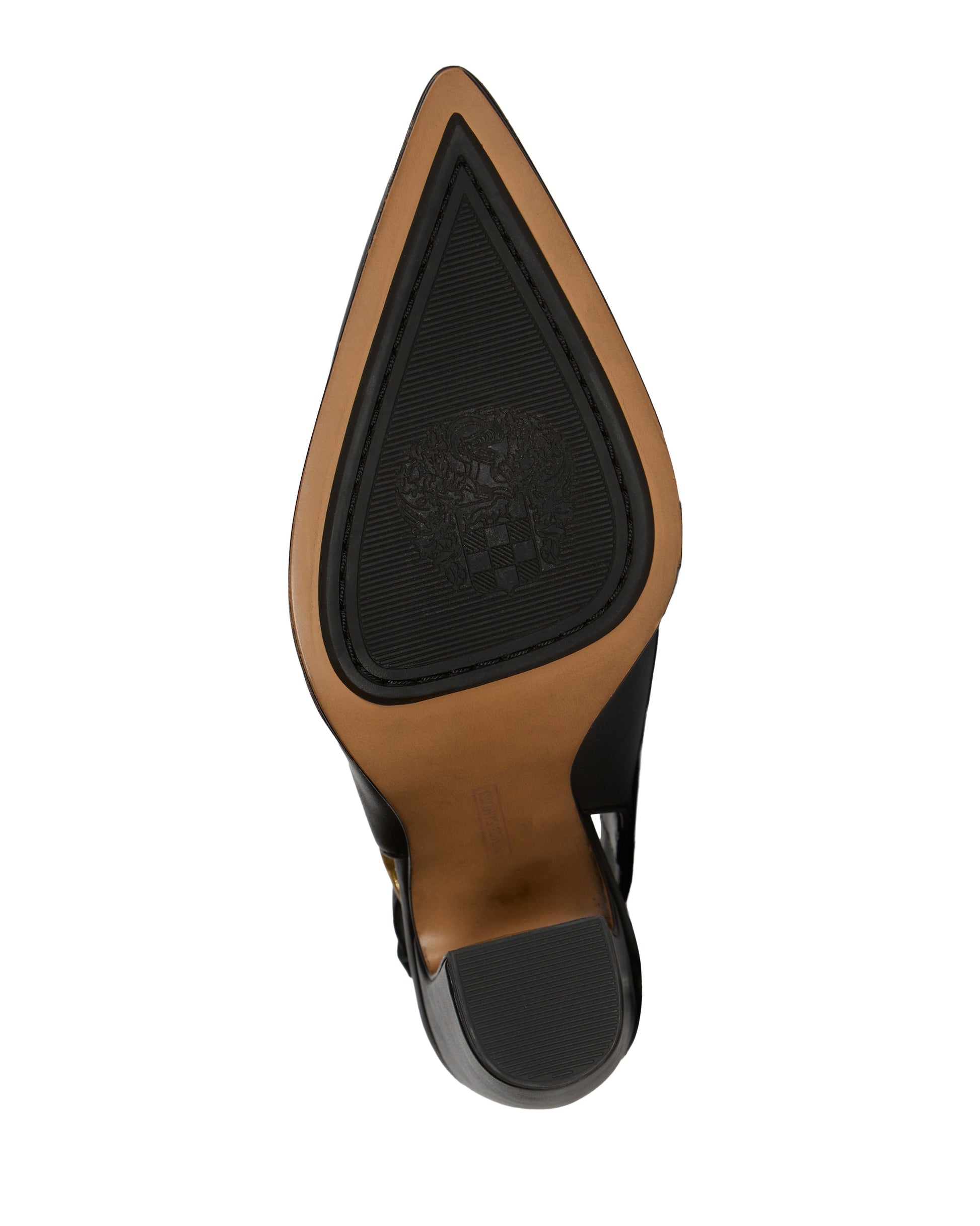 Vince Camuto Baylez Buckled Mule Black Leather