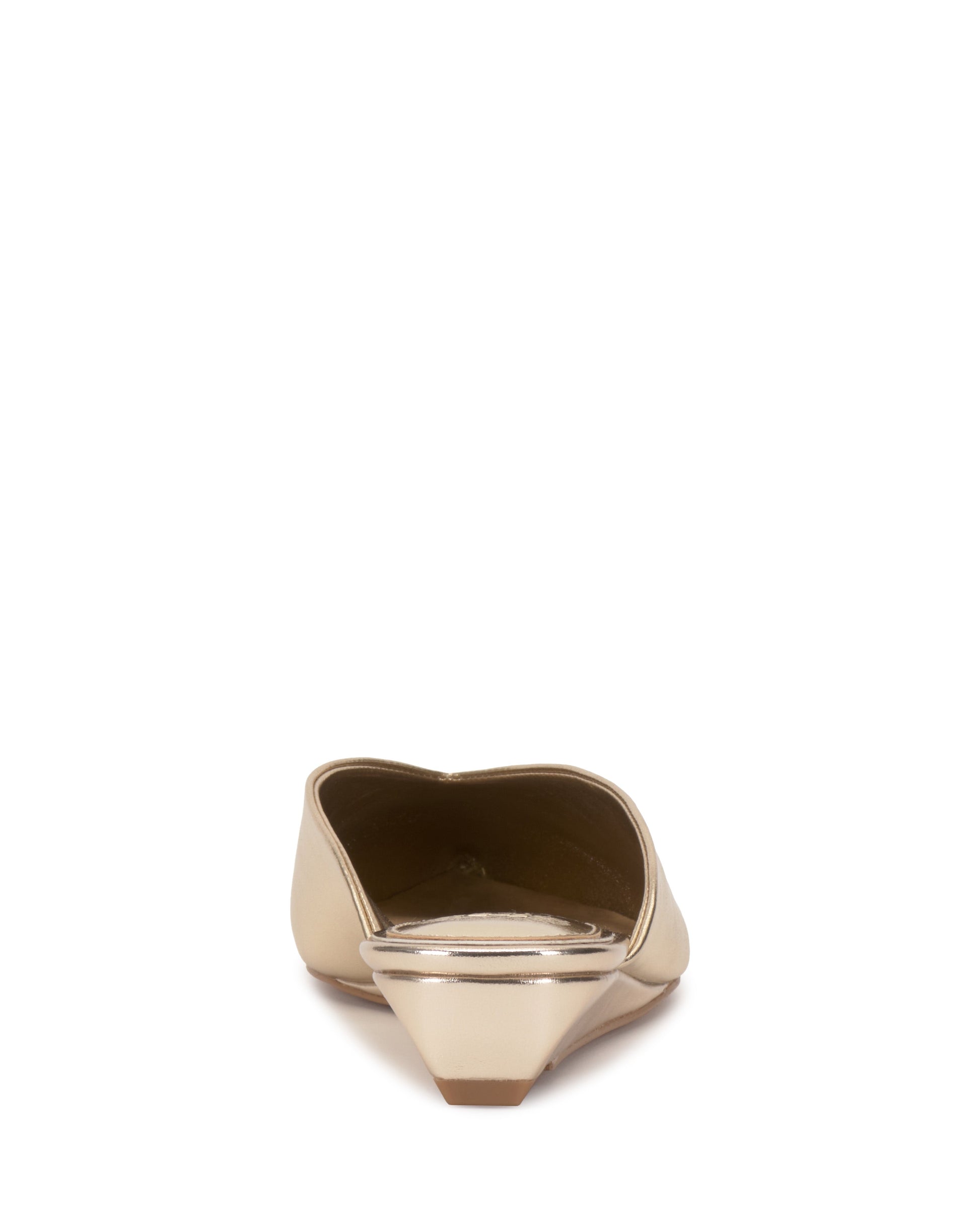 Vince Camuto Vinia Mule Egyptian Gold Metallic Leather