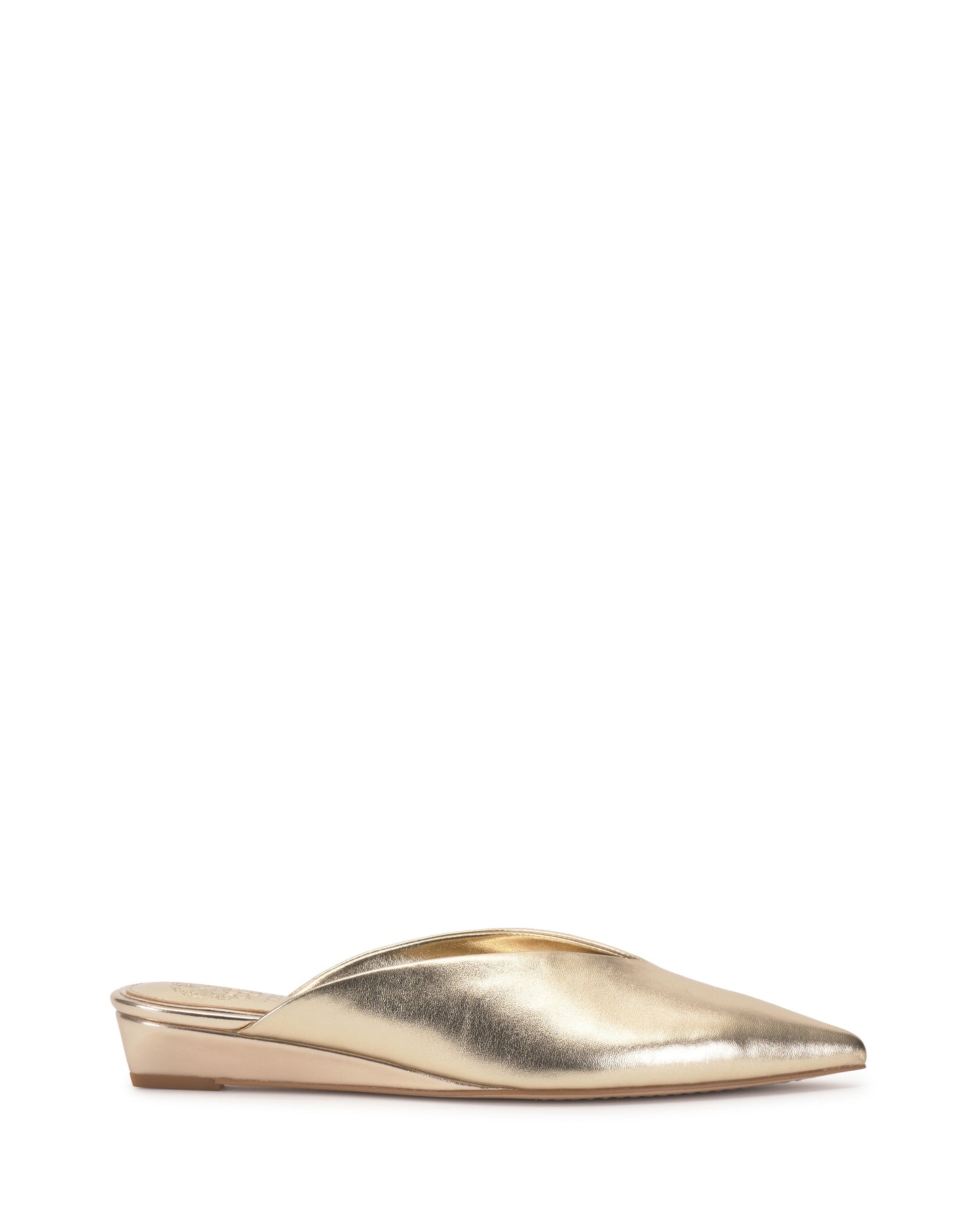 Vince Camuto Vinia Mule Egyptian Gold Metallic Leather
