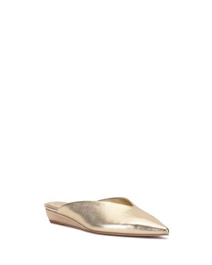 Vince Camuto Vinia Mule Egyptian Gold Metallic Leather
