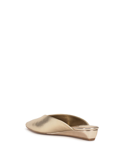 Vince Camuto Vinia Mule Egyptian Gold Metallic Leather