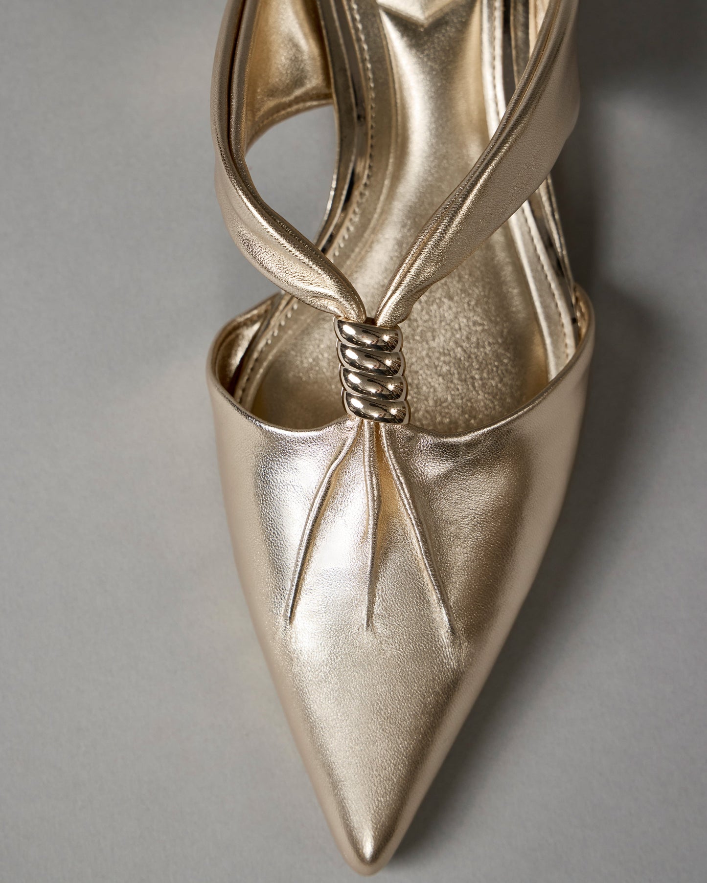 Vince Camuto Vanika Mule Egyptian Gold Metallic Leather