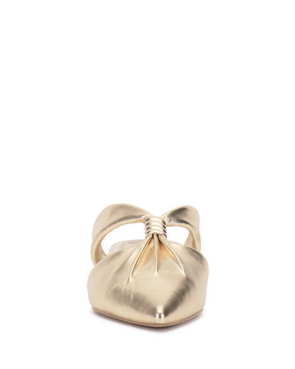 Vince Camuto Vanika Mule Egyptian Gold Metallic Leather