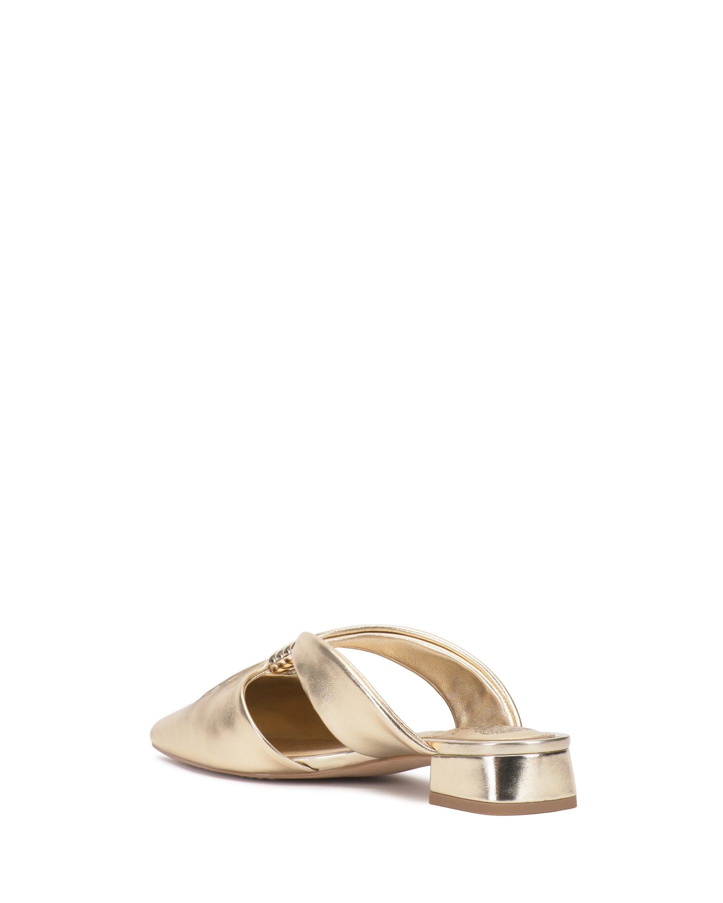 Vince Camuto Vanika Mule Egyptian Gold Metallic Leather