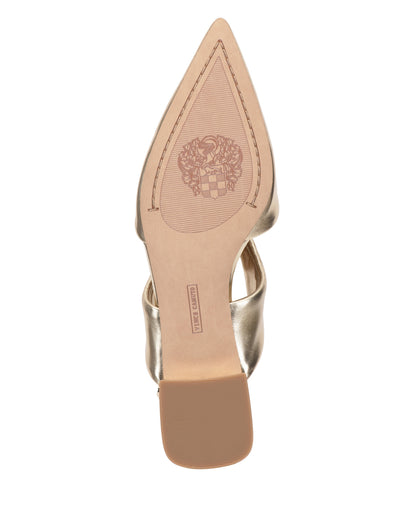 Vince Camuto Vanika Mule Egyptian Gold Metallic Leather