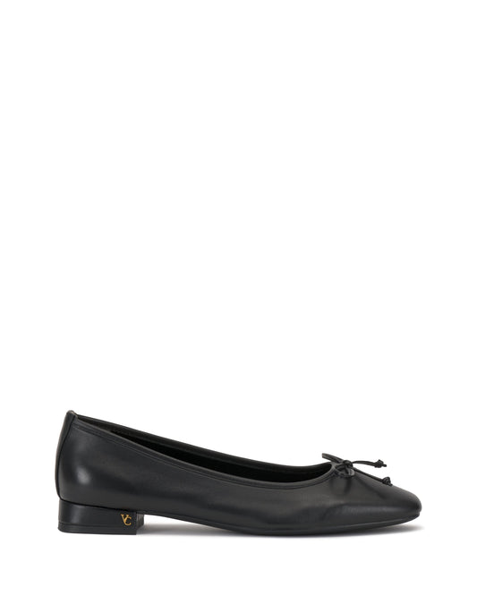 Vince Camuto Jenlea Ballet Flat Black Leather