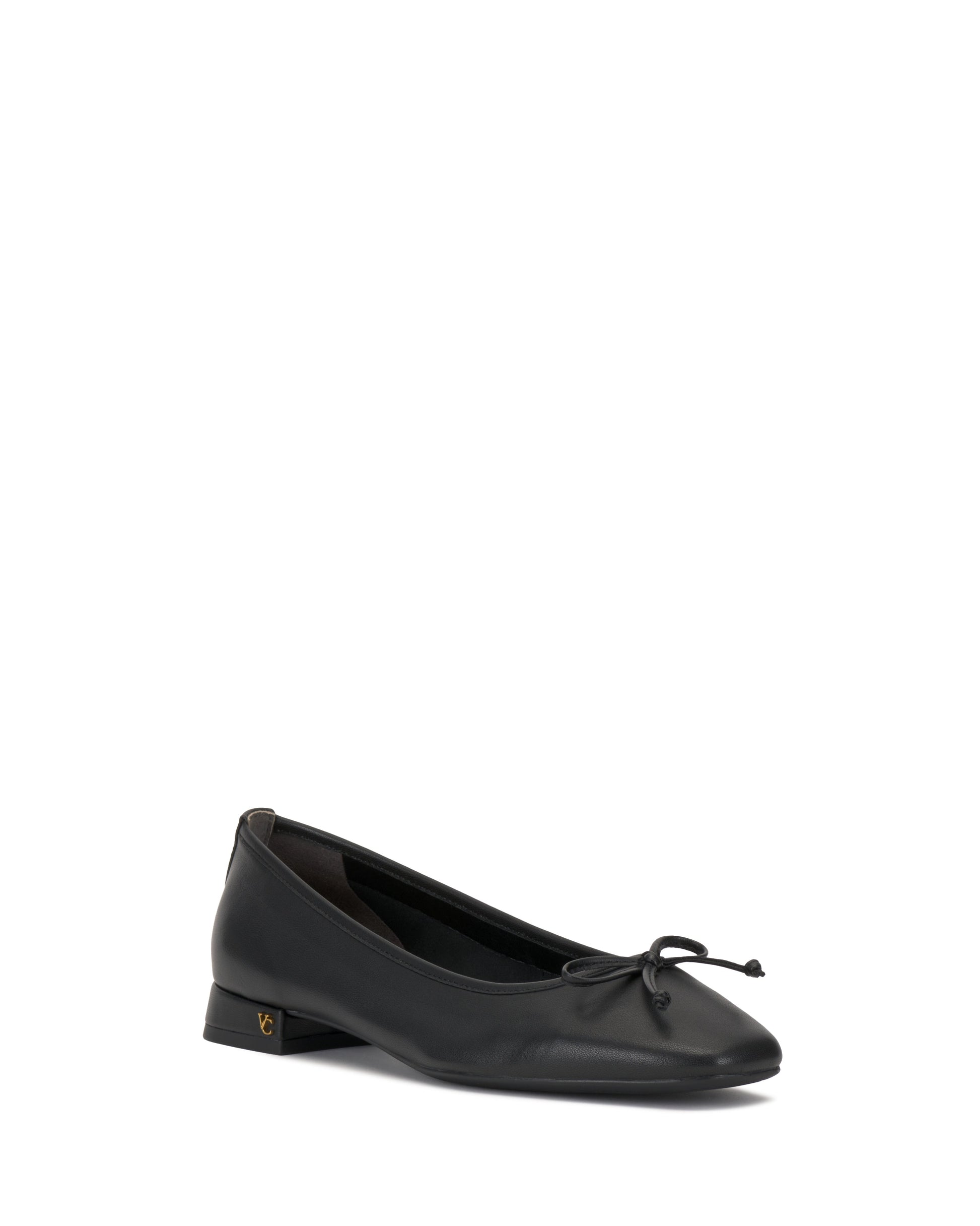 Vince Camuto Jenlea Ballet Flat Black Leather