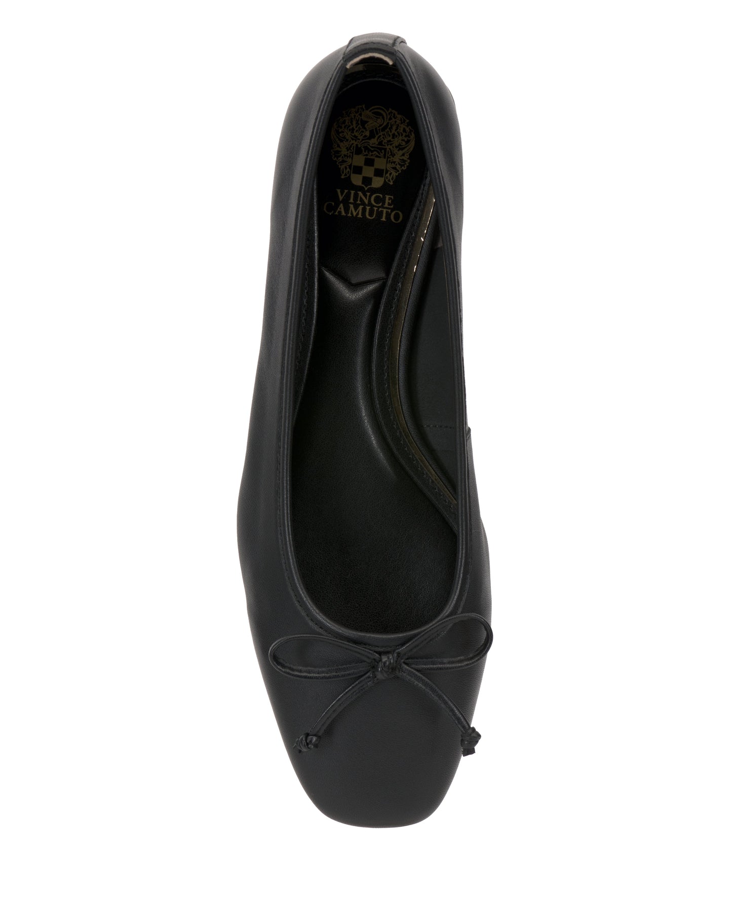 Vince Camuto Jenlea Ballet Flat Black Leather