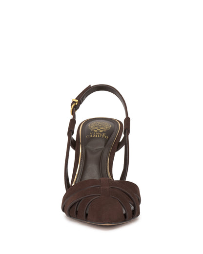 Vince Camuto Marsia Pump Brownie Suede