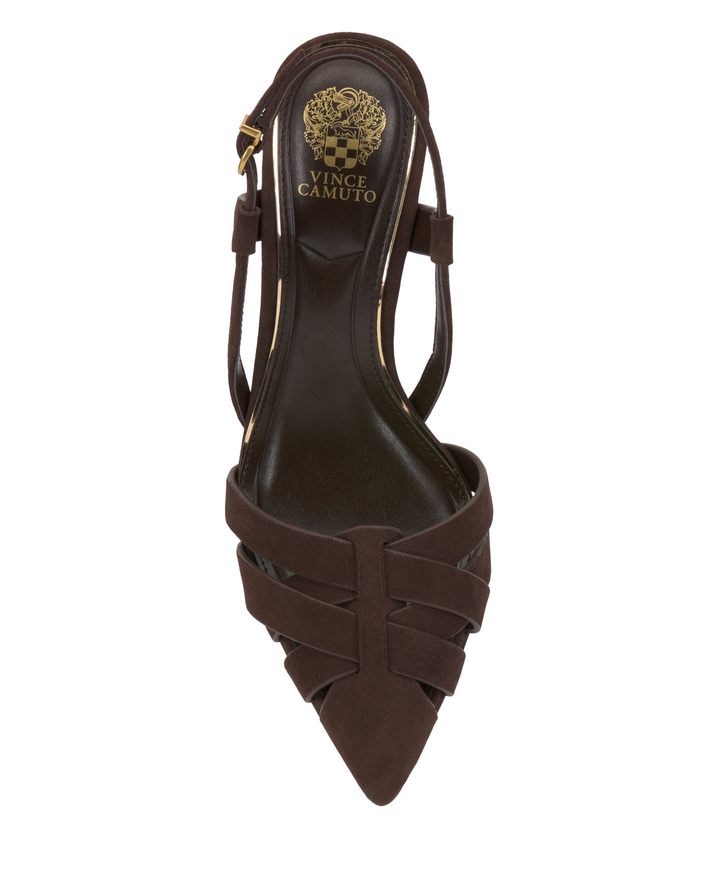 Vince Camuto Marsia Pump Brownie Suede