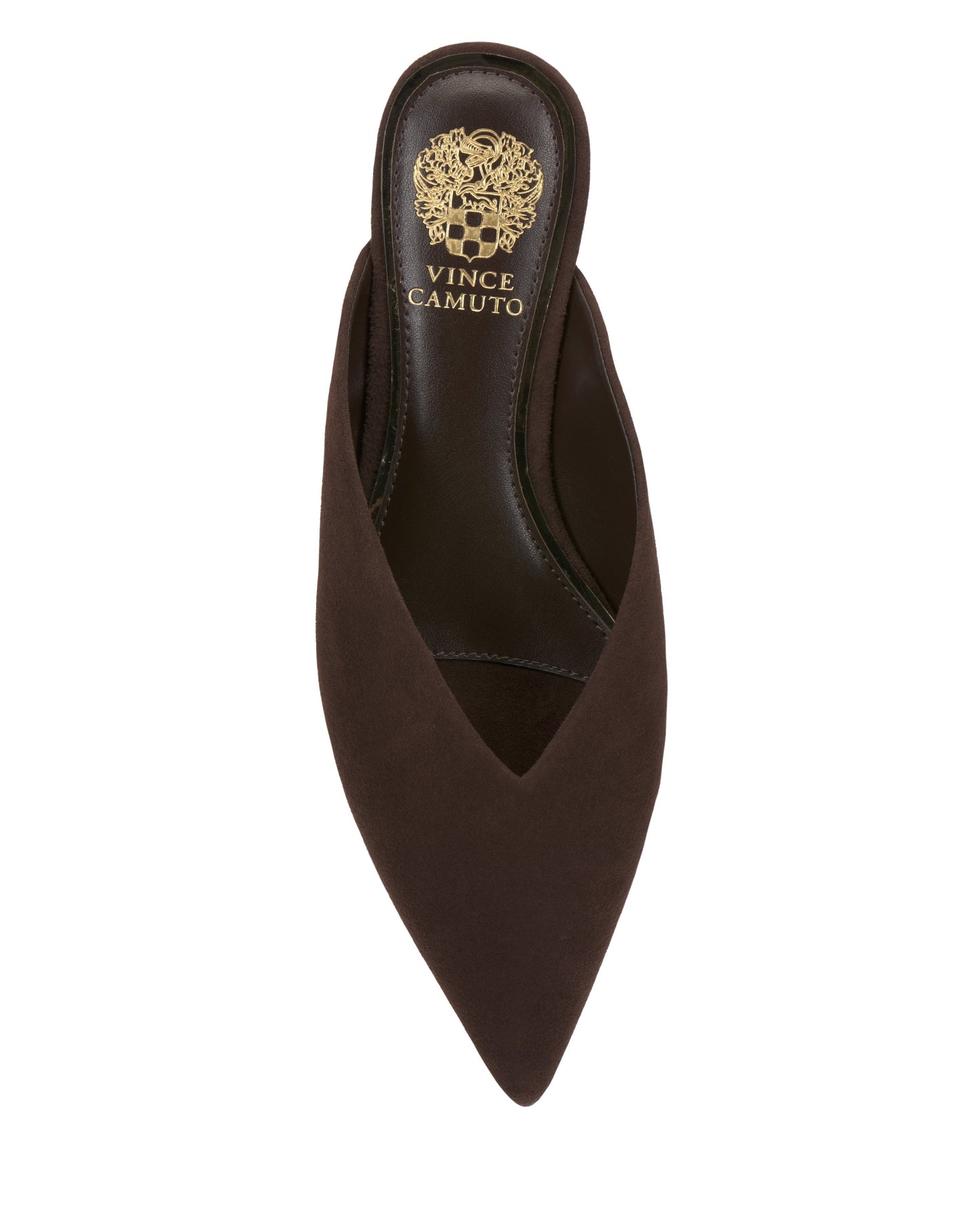 Vince Camuto Vinia Mule Brownie Suede