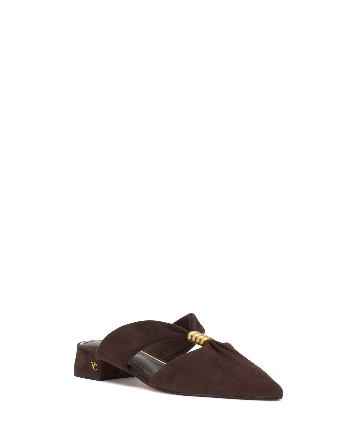 Vince Camuto Vanika Mule Brownie Suede