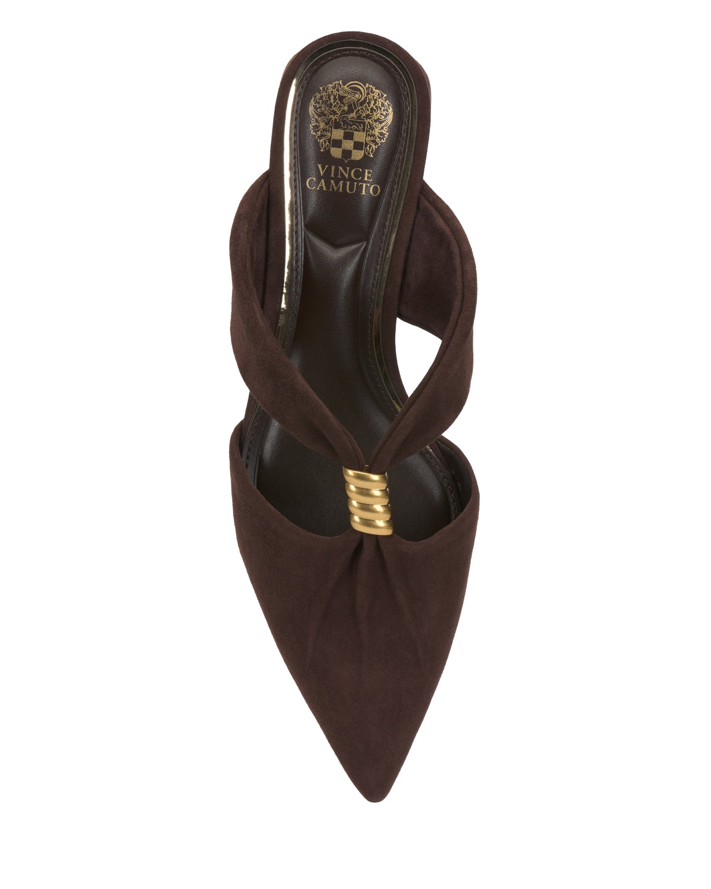 Vince Camuto Vanika Mule Brownie Suede