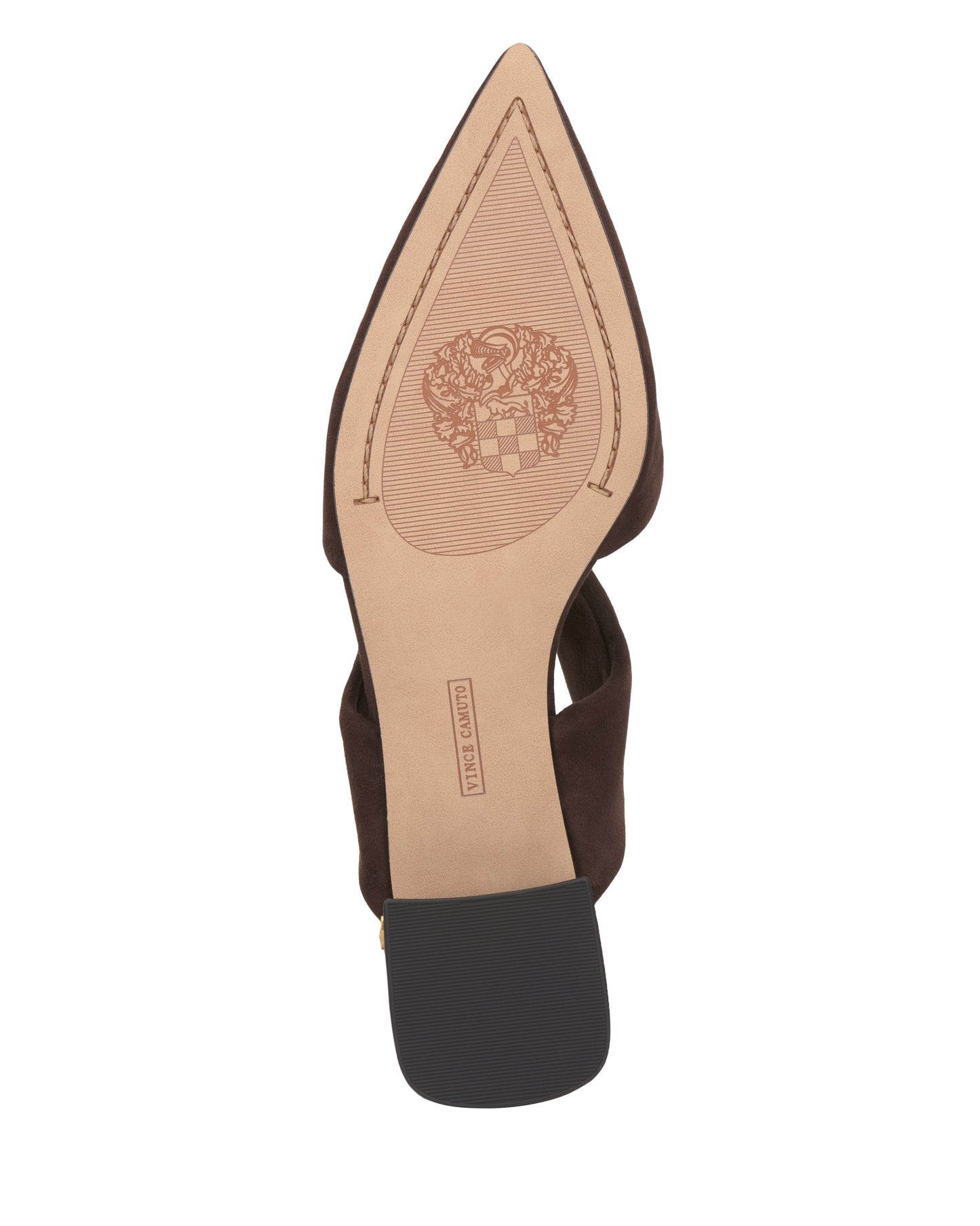 Vince Camuto Vanika Mule Brownie Suede
