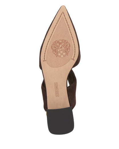 Vince Camuto Vanika Mule Brownie Suede
