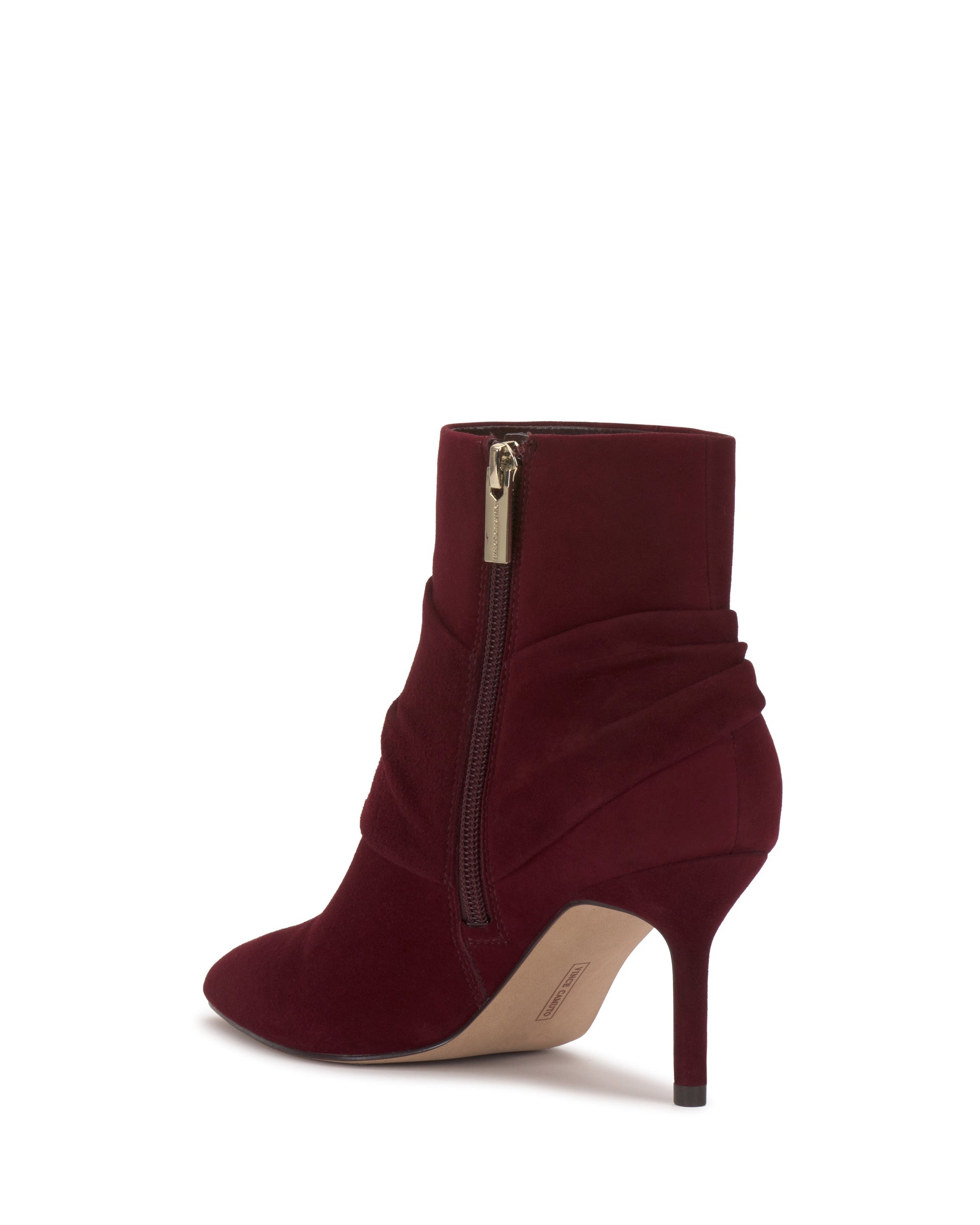 Vince Camuto Murlea Bootie Pomegranate Suede