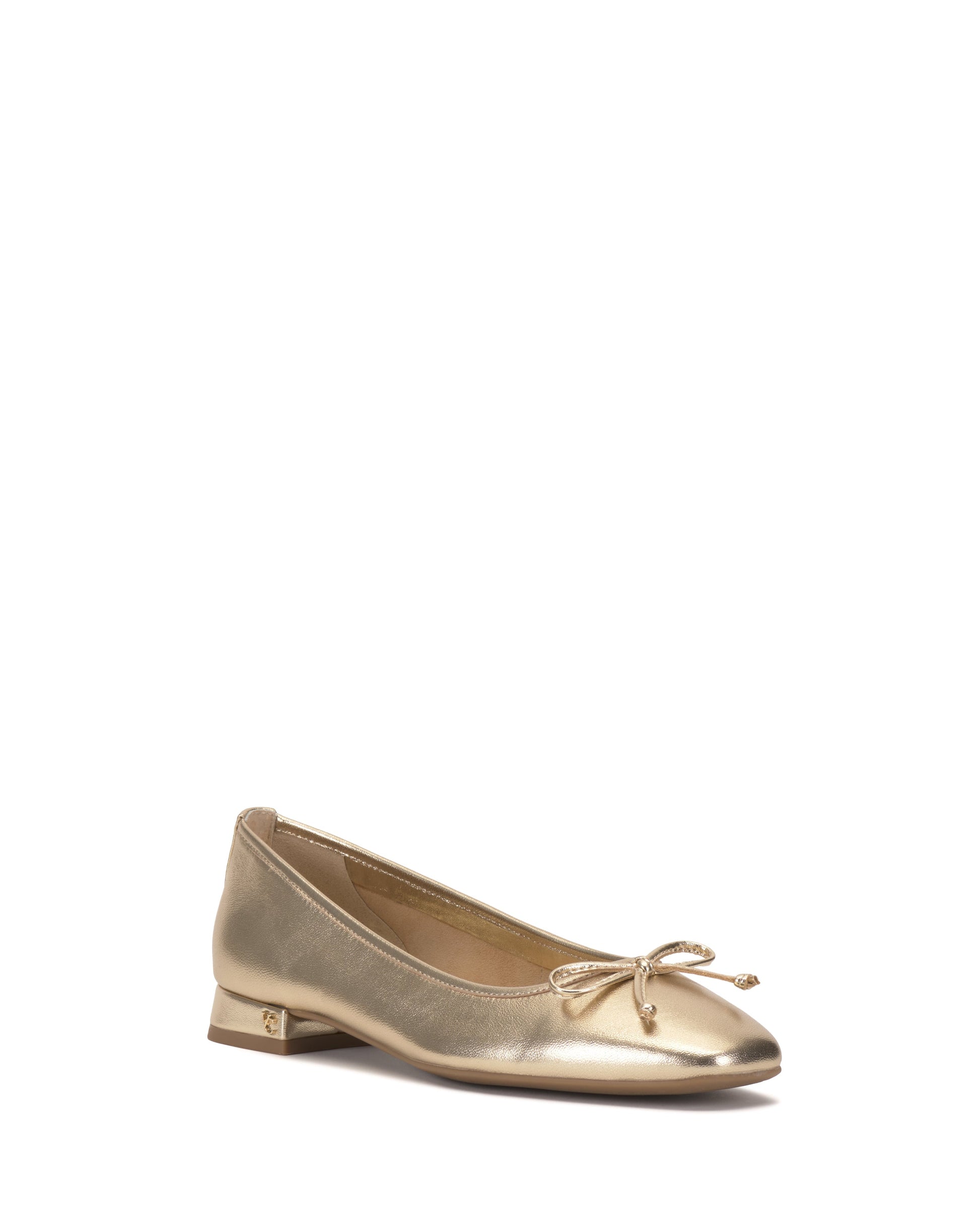 Vince Camuto Jenlea Ballet Flat Egyptian Gold Metallic Leather