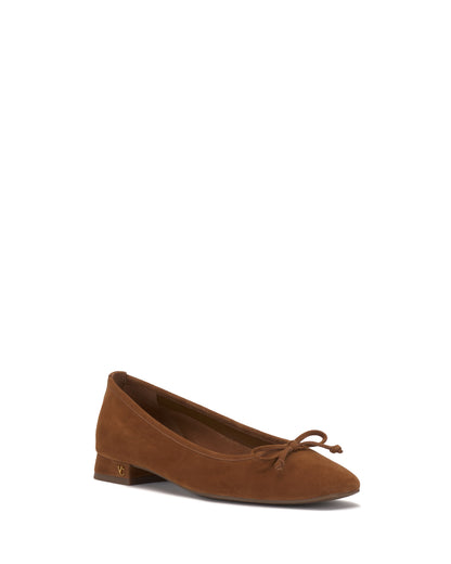 Vince Camuto Jenlea Ballet Flat Burnt Sugar Suede