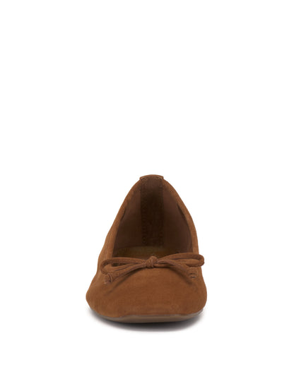 Vince Camuto Jenlea Ballet Flat Burnt Sugar Suede