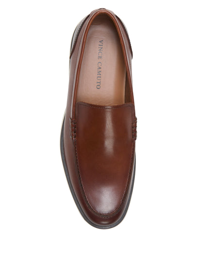 Vince Camuto Men's Sevrin Casual Loafer Cuero\/Brown Leather