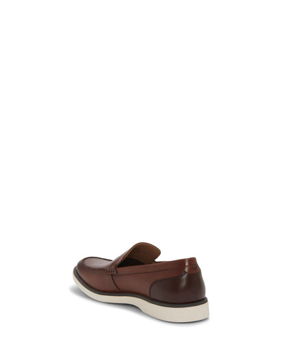Vince Camuto Men's Sevrin Casual Loafer Cuero\/Brown Leather